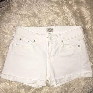 NWT White J.Crew jean shorts